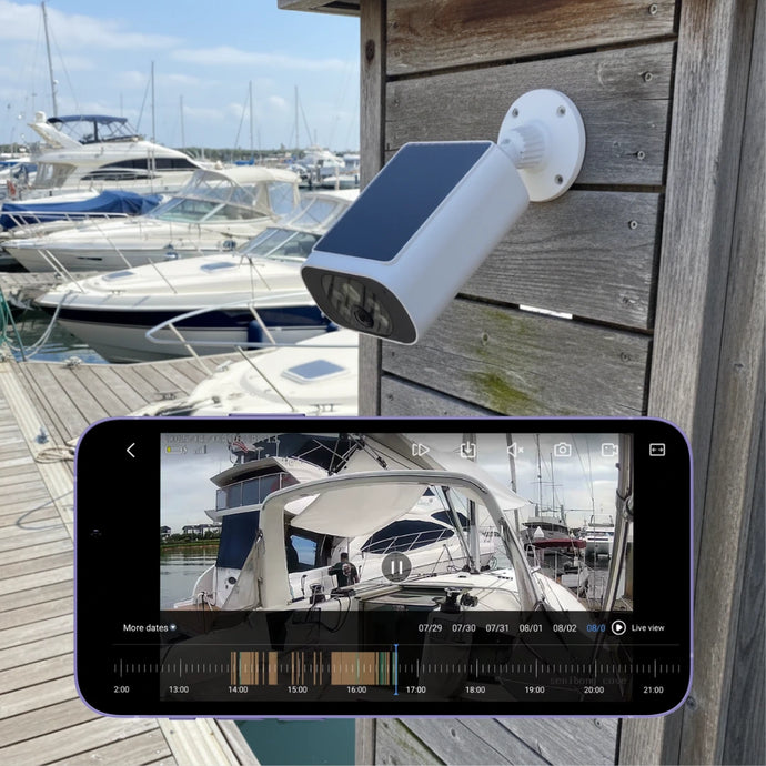 מצלמת אבטחה סולארית חכמה - Gizmora Tech