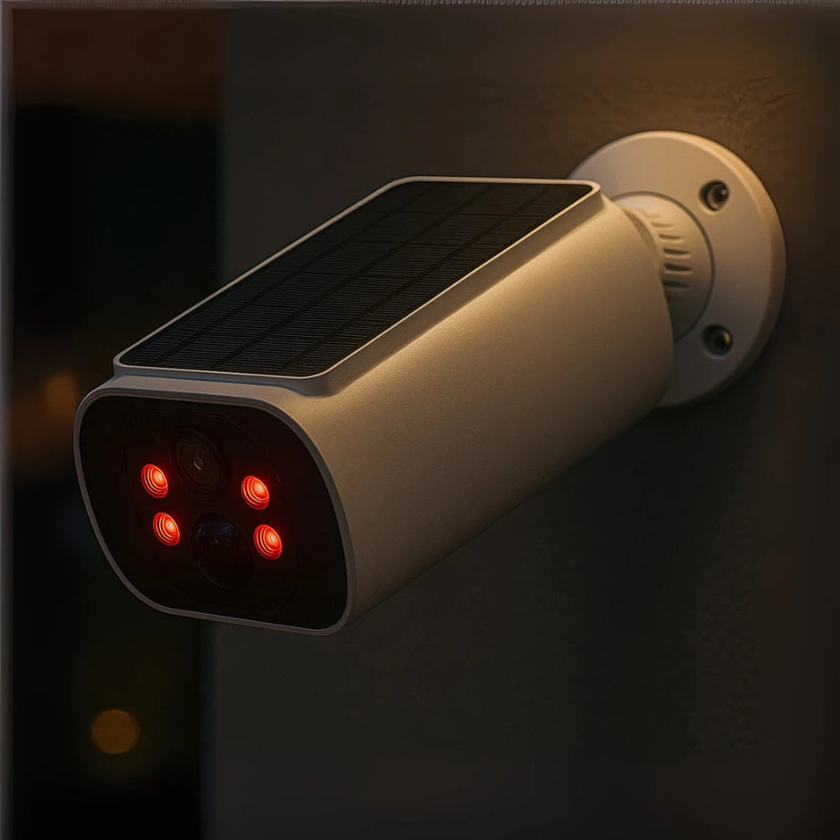 מצלמת אבטחה סולארית חכמה - Gizmora Tech