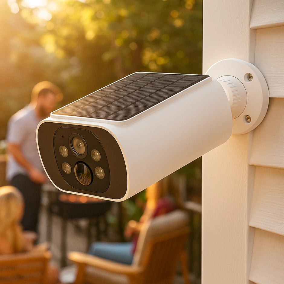 מצלמת אבטחה סולארית חכמה - Gizmora Tech